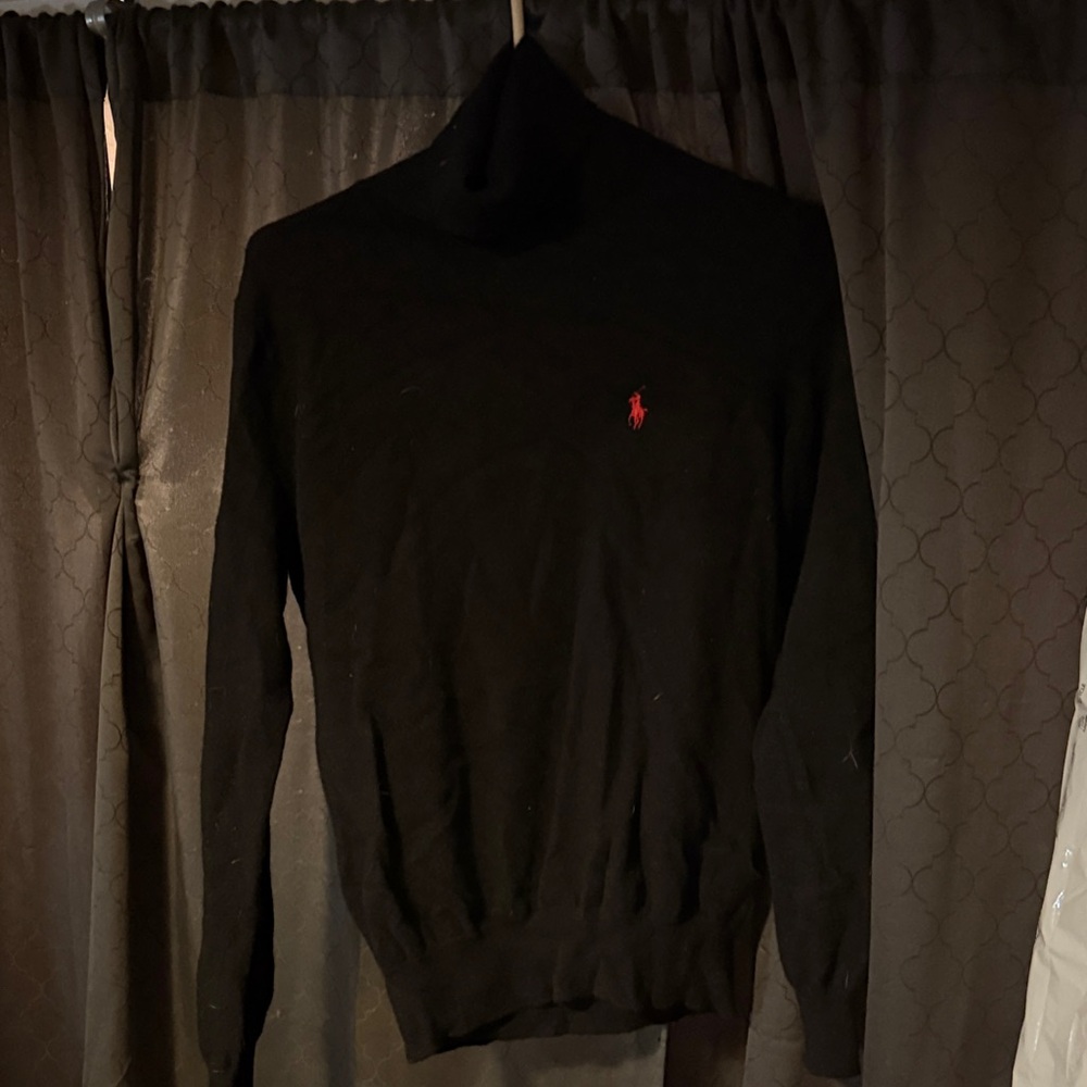 Polo by Ralph Lauren Black Turtleneck Sweater for Men